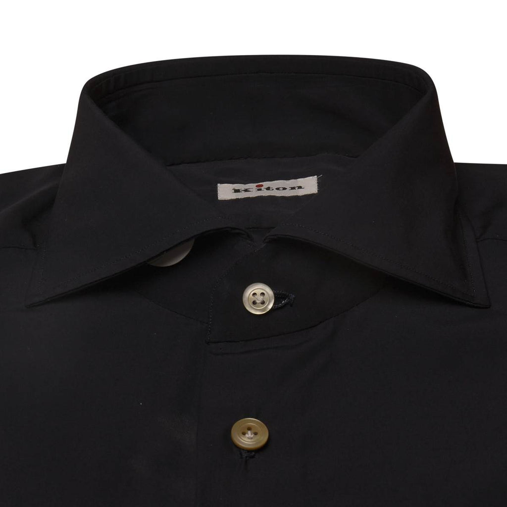 Kiton KITON Blue Lyocell Shirt Blue 001