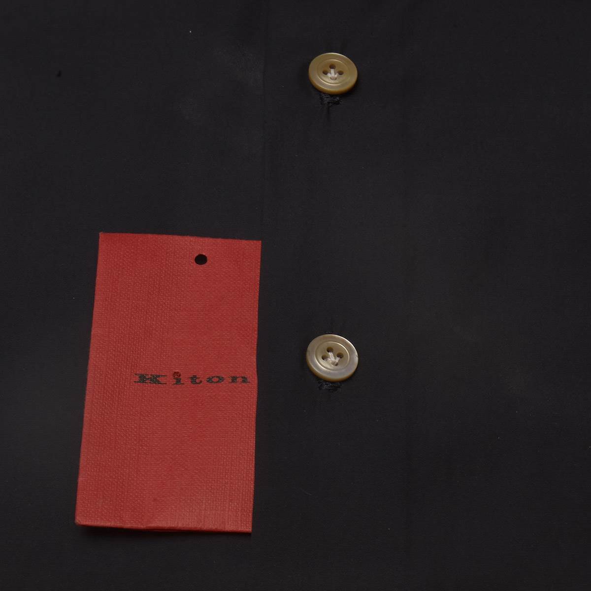 KITON Blue Lyocell Shirt