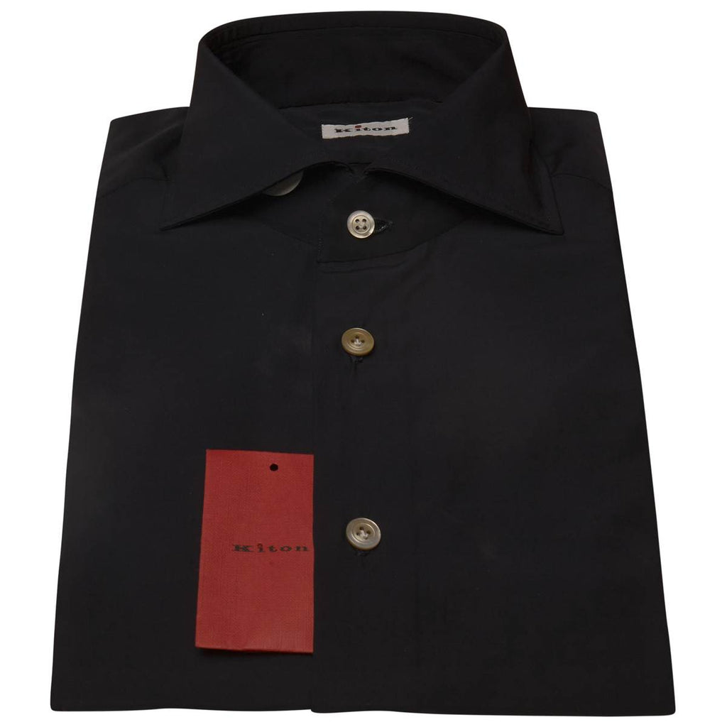 KITON Blue Lyocell Shirt