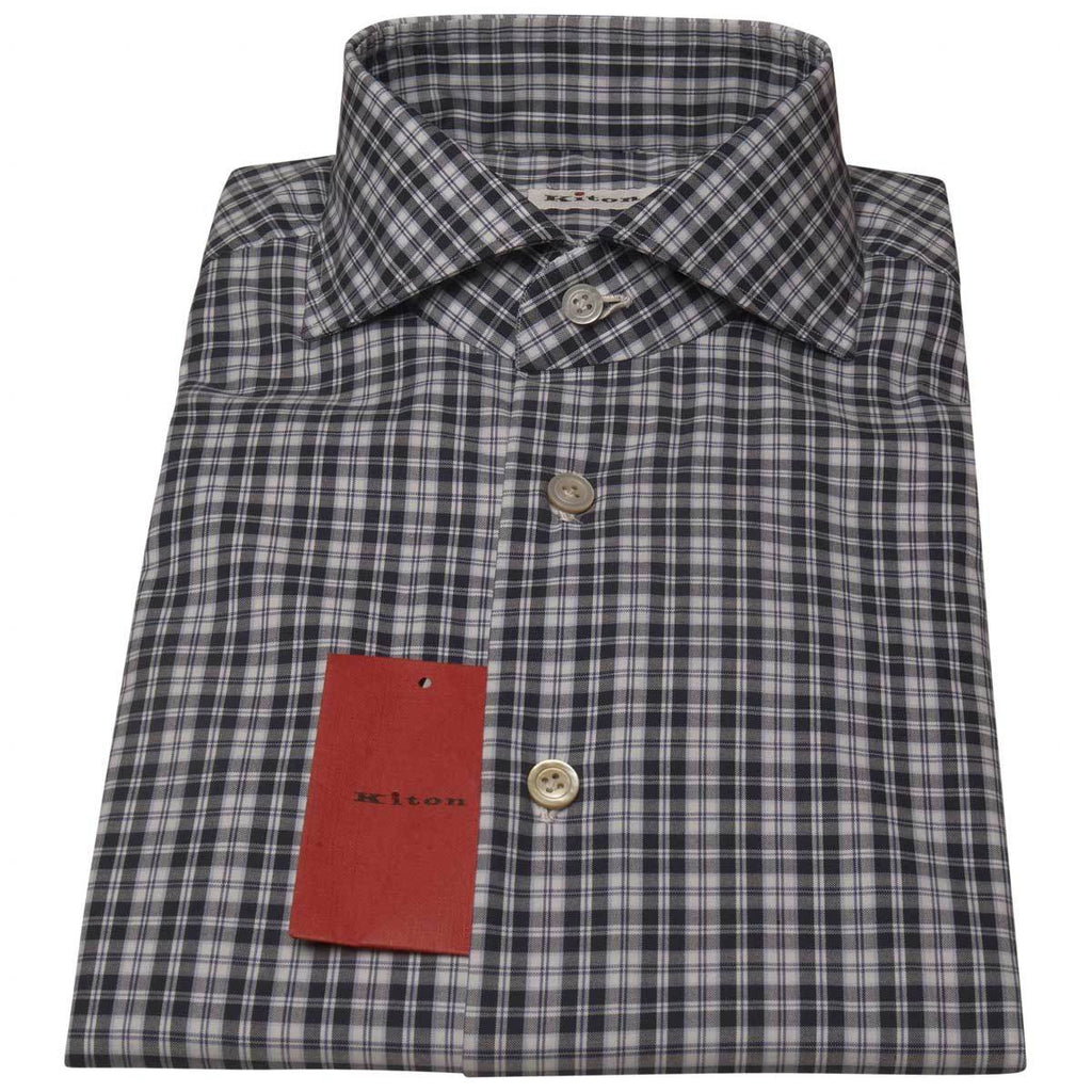 KITON Multicolor Cotton Shirt