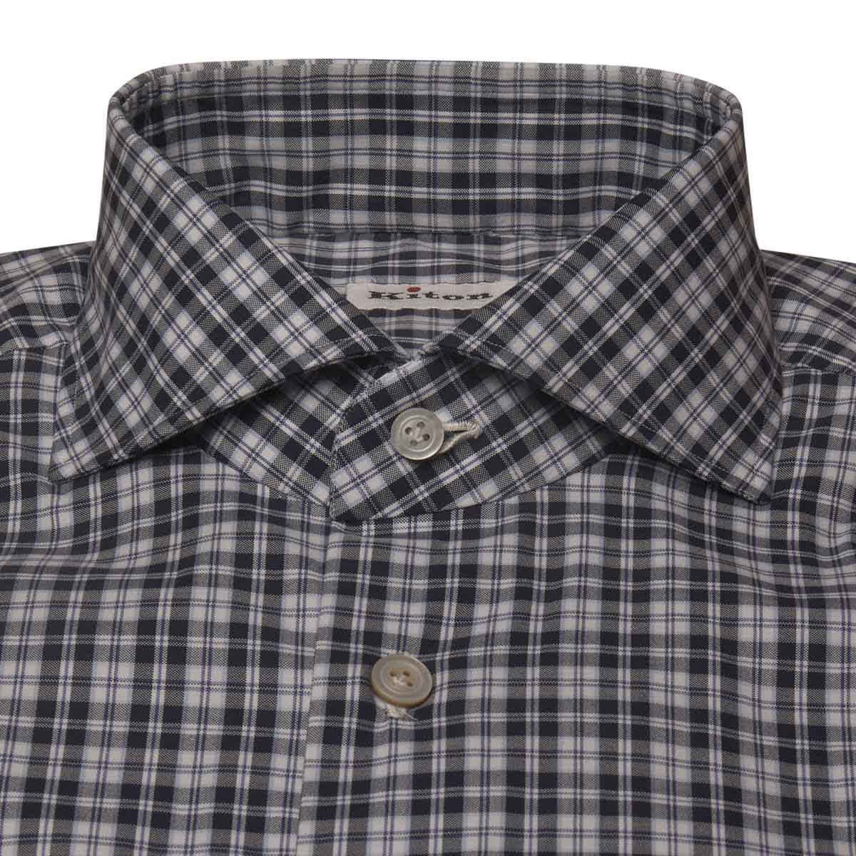 KITON Multicolor Cotton Shirt
