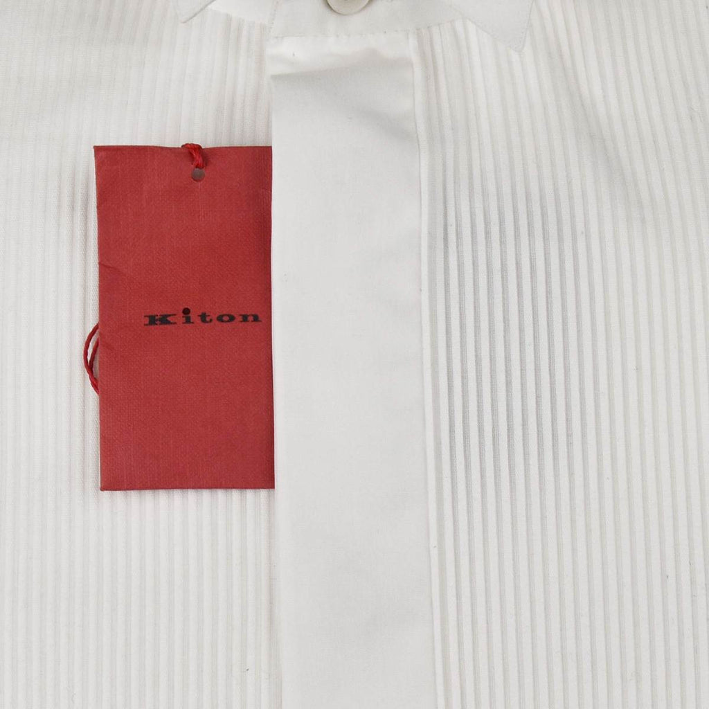 Kiton KITON White Cotton Shirt White 001