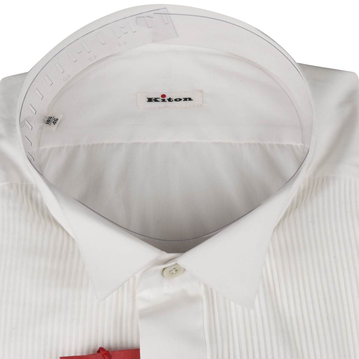 KITON White Cotton Shirt