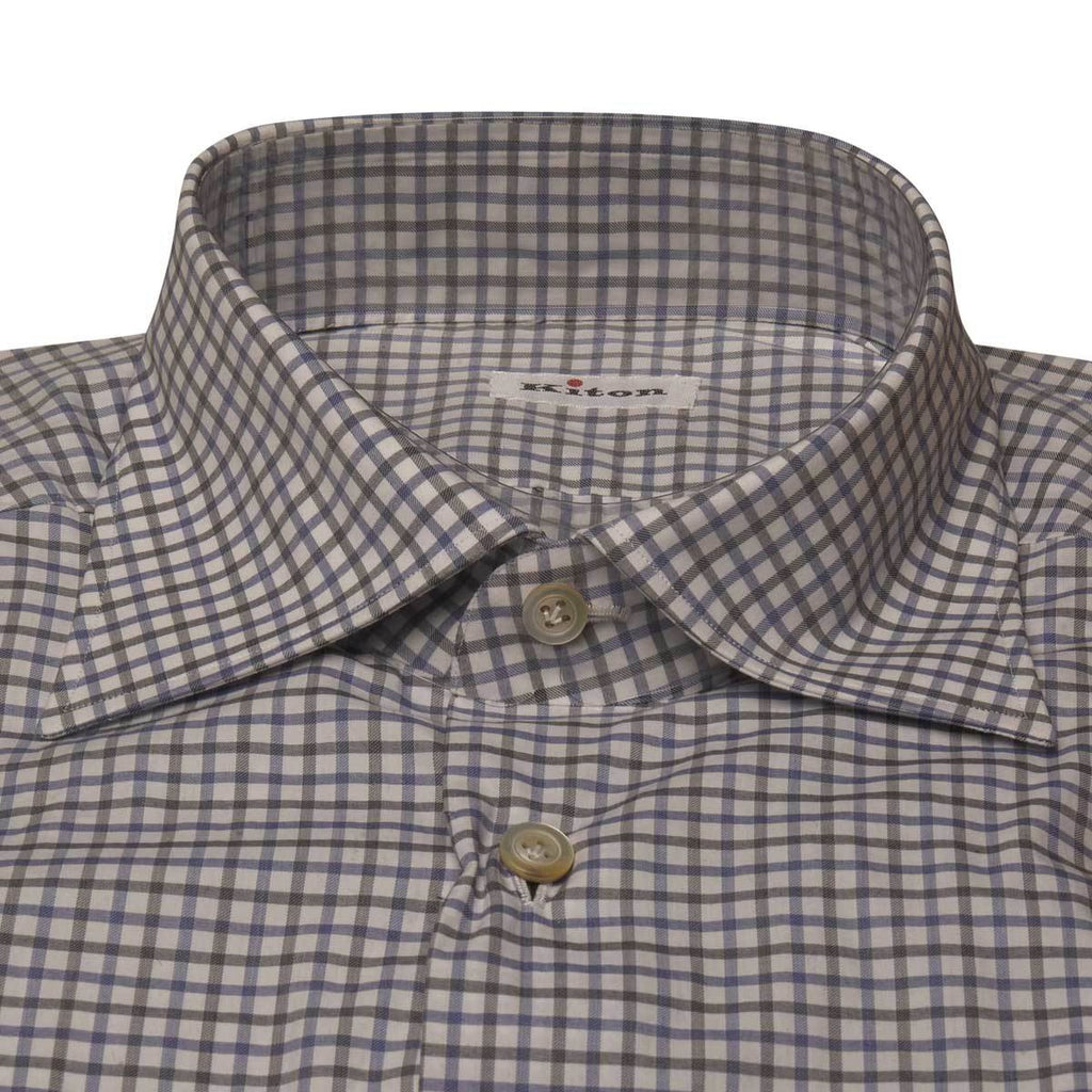 Kiton Kiton Multicolor Cotton Shirt Multicolor 001