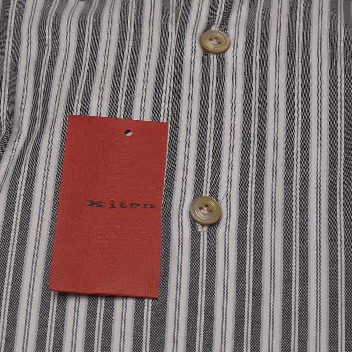 KITON Multicolor Cotton Shirt