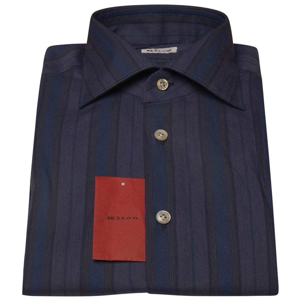 KITON Multicolor Cotton Shirt