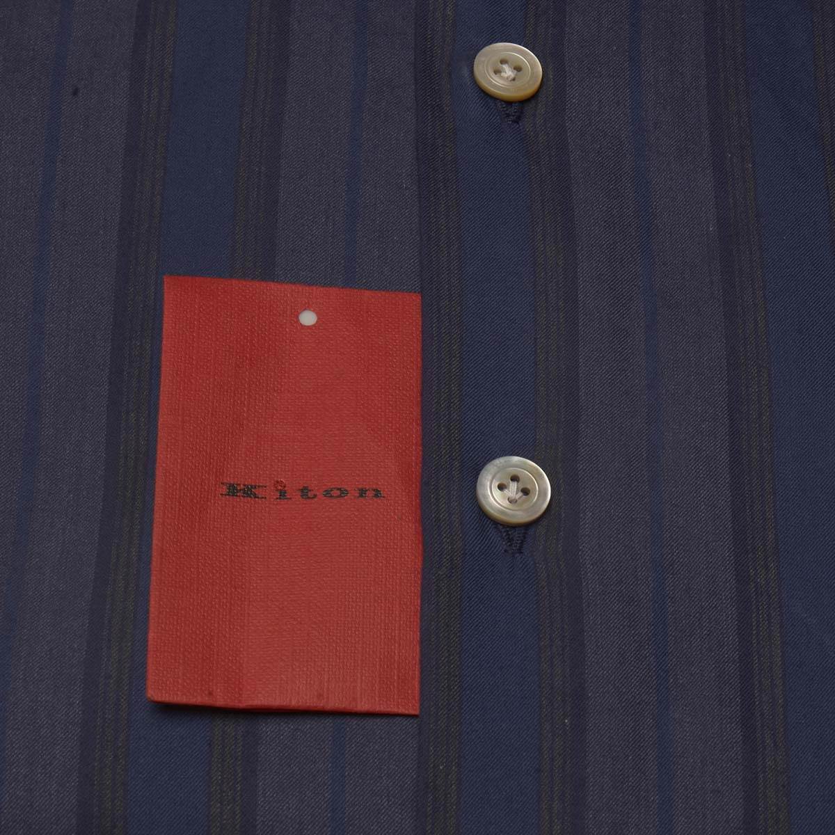 KITON Multicolor Cotton Shirt