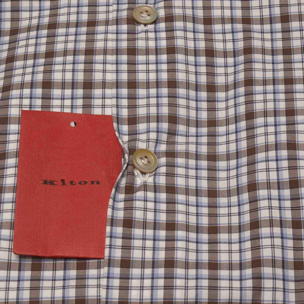KITON Multicolor Cotton Shirt