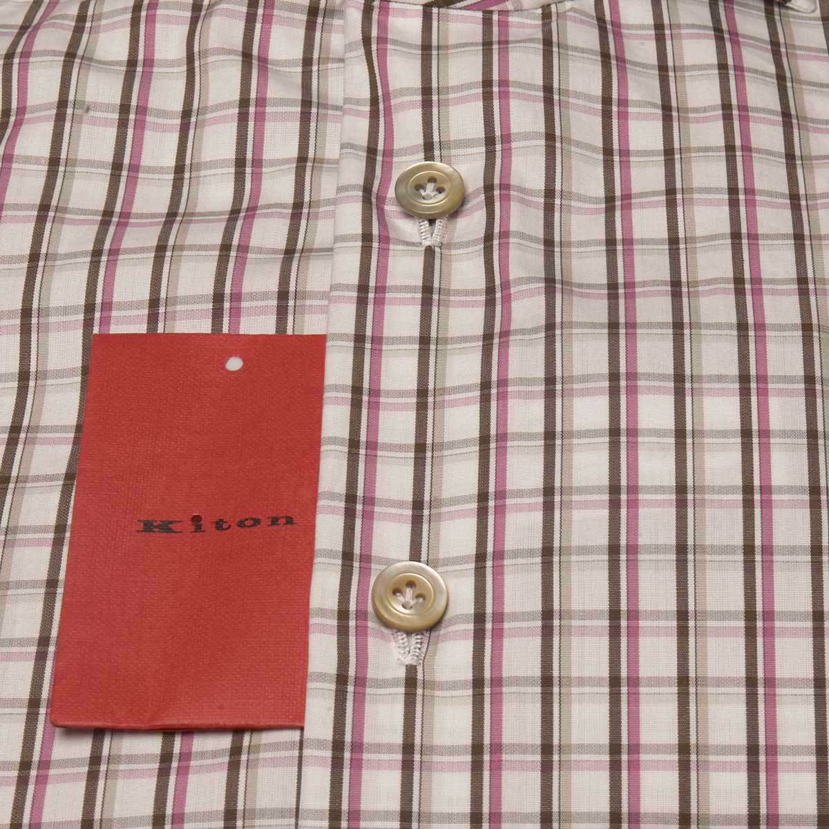 KITON Multicolor Cotton Shirt