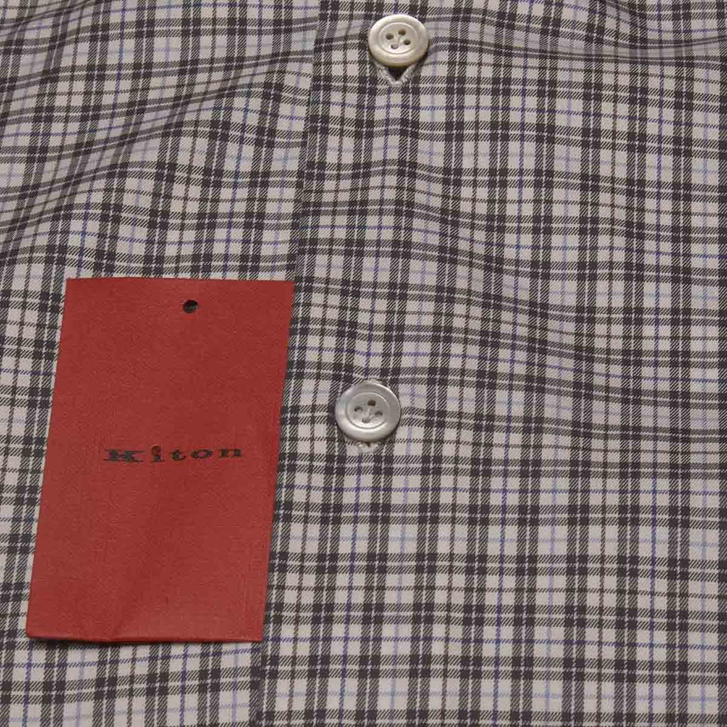 KITON Multicolor Cotton Shirt