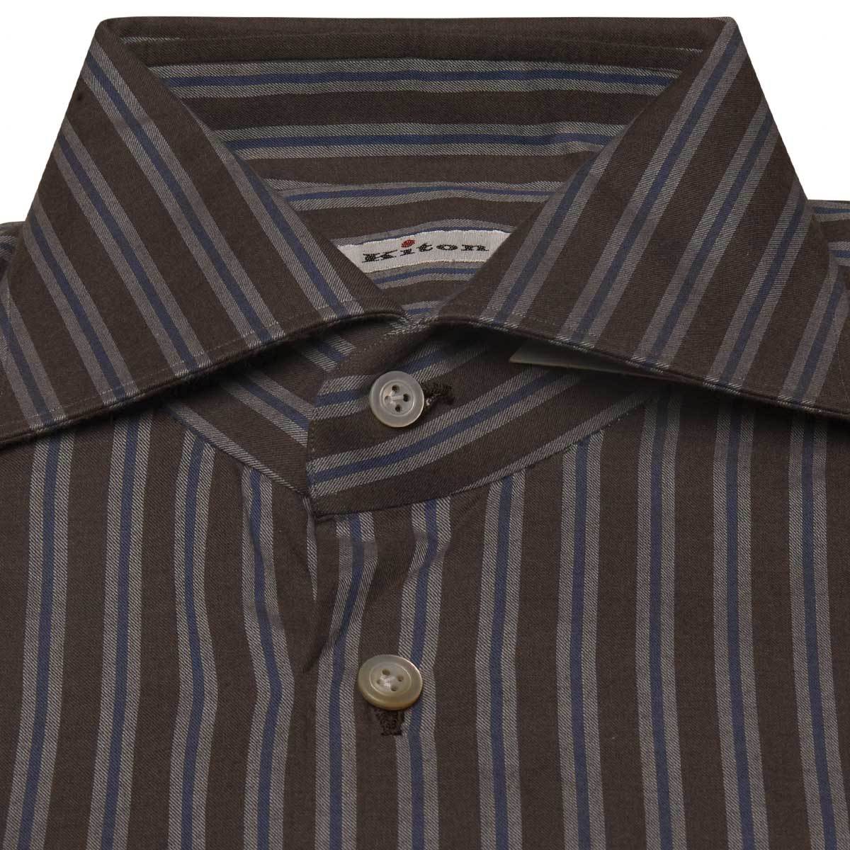 Kiton KITON Multicolor Cotton Shirt Multicolor 001