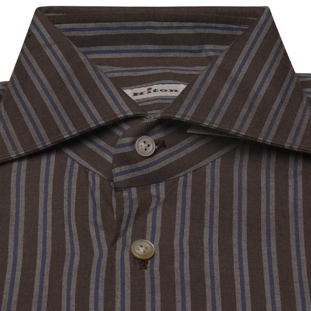KITON Multicolor Cotton Shirt
