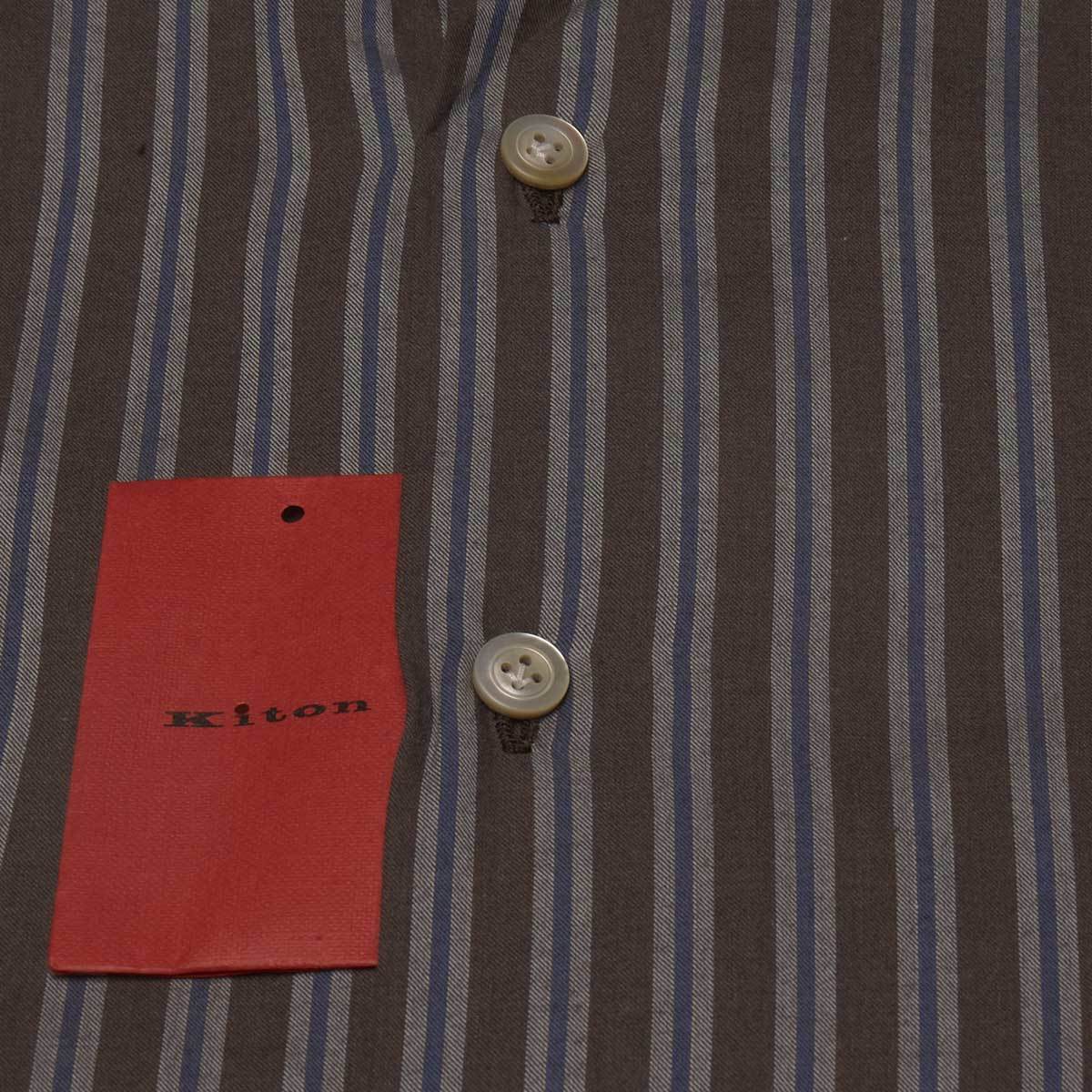KITON Multicolor Cotton Shirt