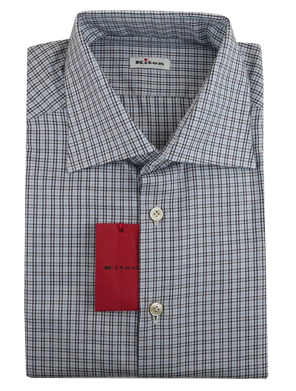 Kiton Kiton Multicolor Cotton Shirt Multicolor 000