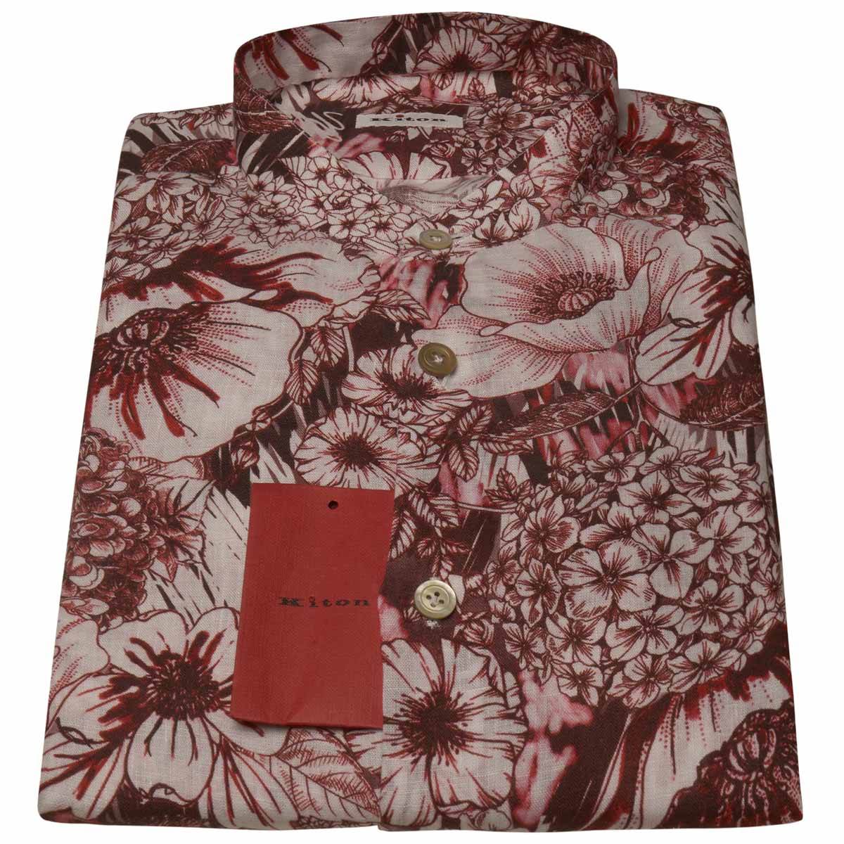 Kiton KITON Multicolor Linen Korean Shirt Multicolor 000