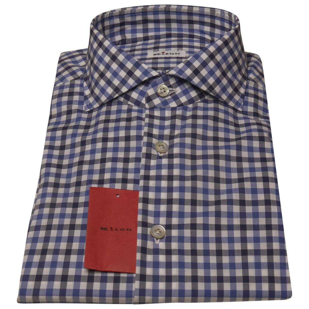 KITON Multicolor Cotton Shirt
