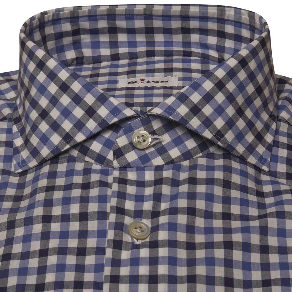 KITON Multicolor Cotton Shirt
