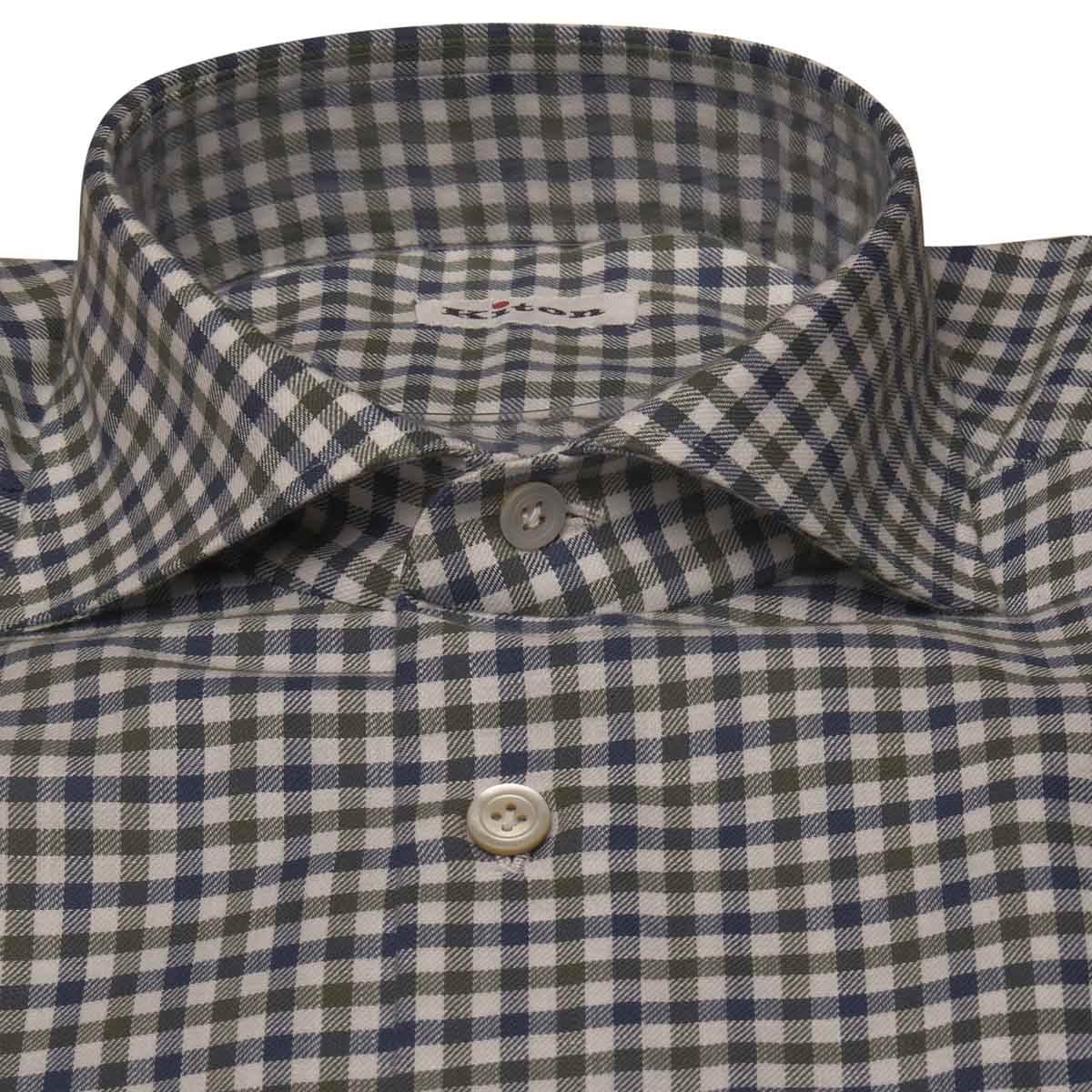 Kiton KITON Multicolor Cotton Shirt Multicolor 001