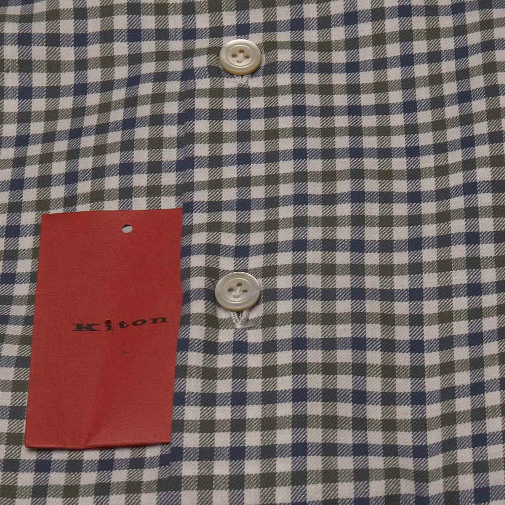 KITON Multicolor Cotton Shirt