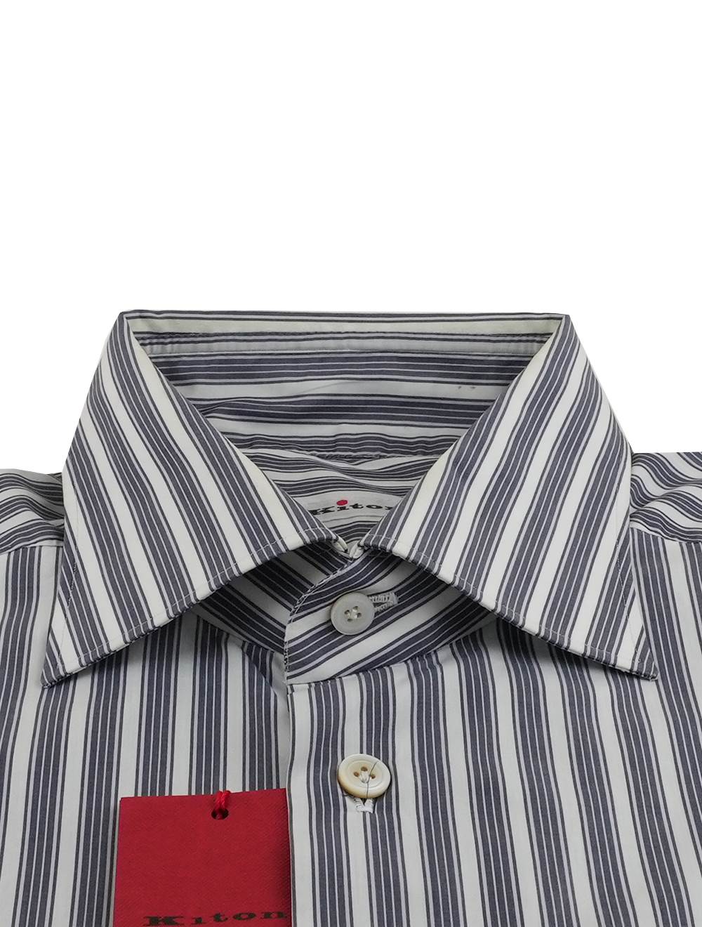Kiton Multicolor Cotton Shirt