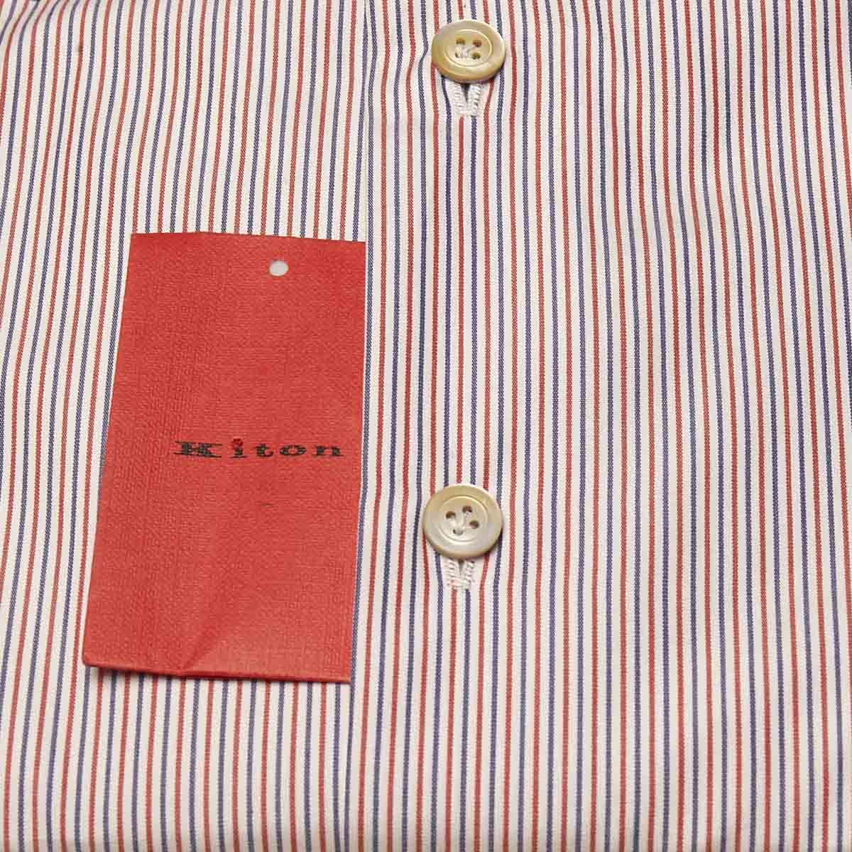 KITON Multicolor Cotton Shirt