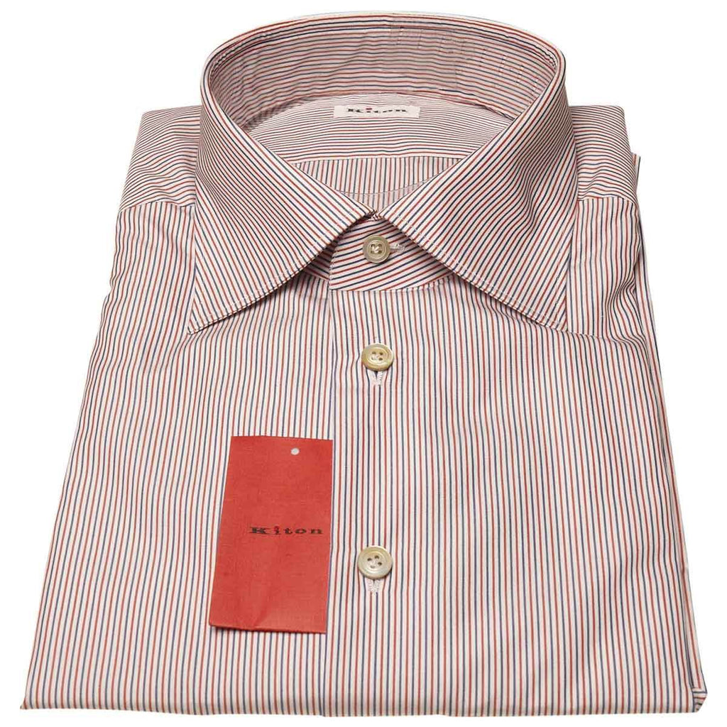 KITON Multicolor Cotton Shirt