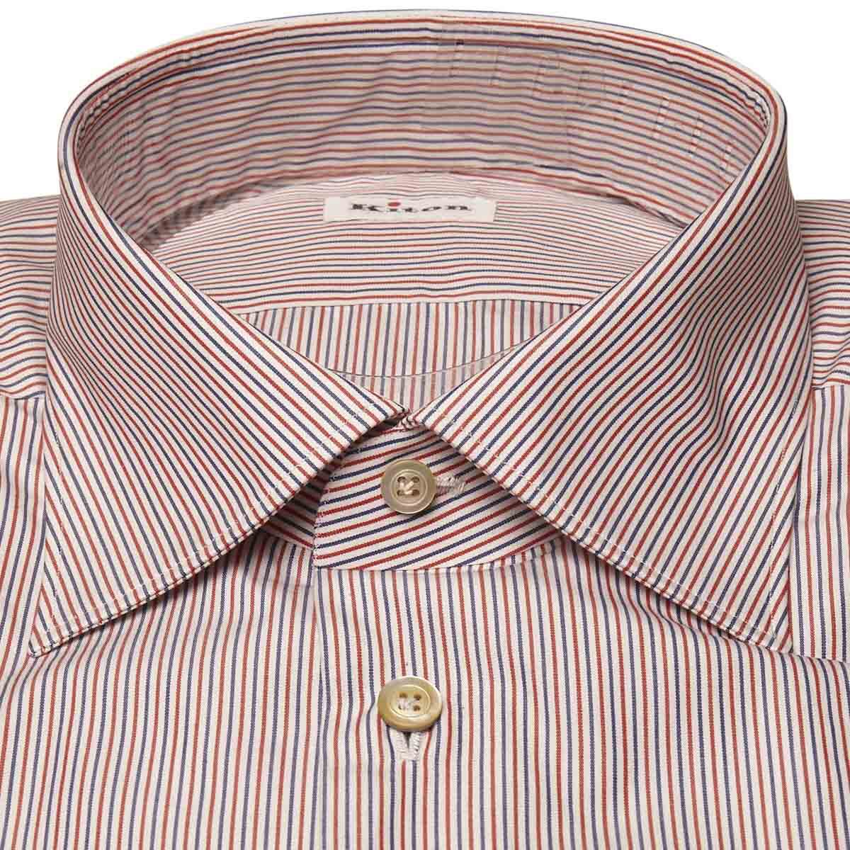 KITON Multicolor Cotton Shirt