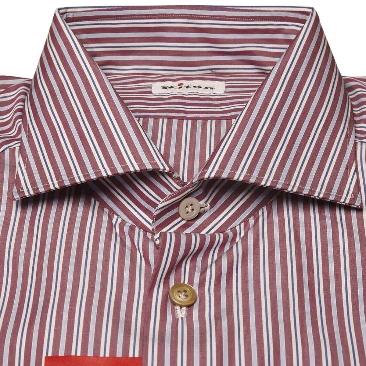 KITON Multicolor Cotton Shirt