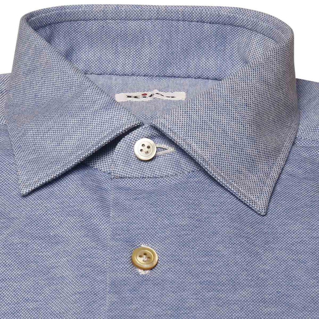 Kiton KITON Light Blue Cotton Shirt Light Blue 001