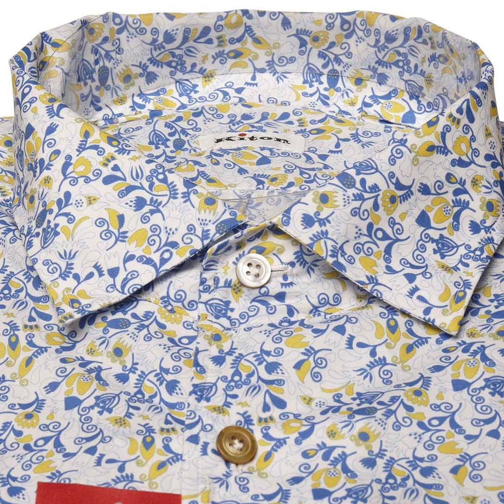 KITON Multicolor Cotton Shirt