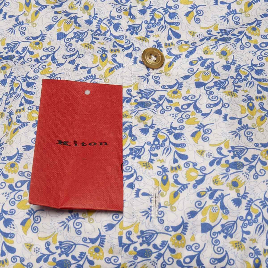 KITON Multicolor Cotton Shirt