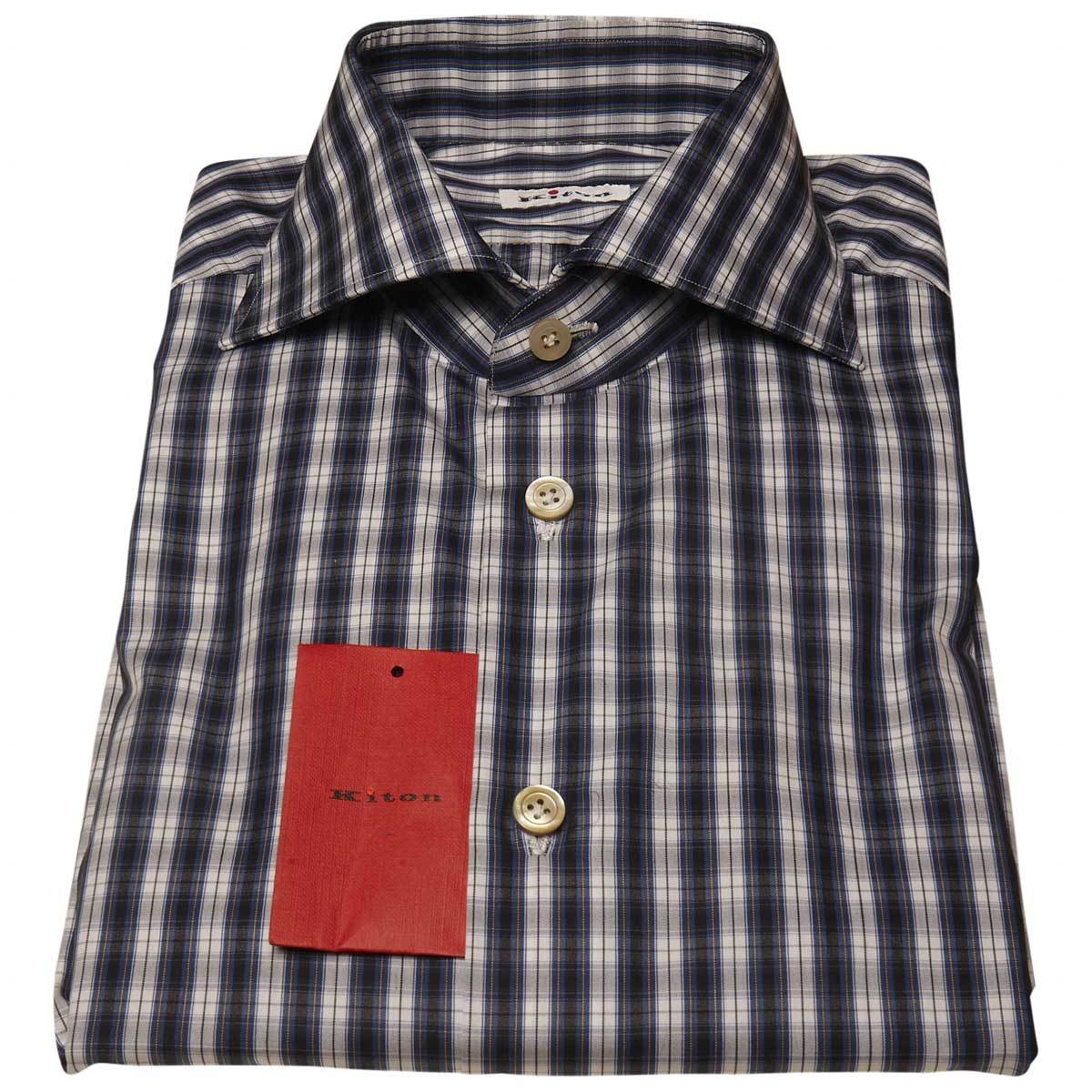 KITON Multicolor Cotton Shirt