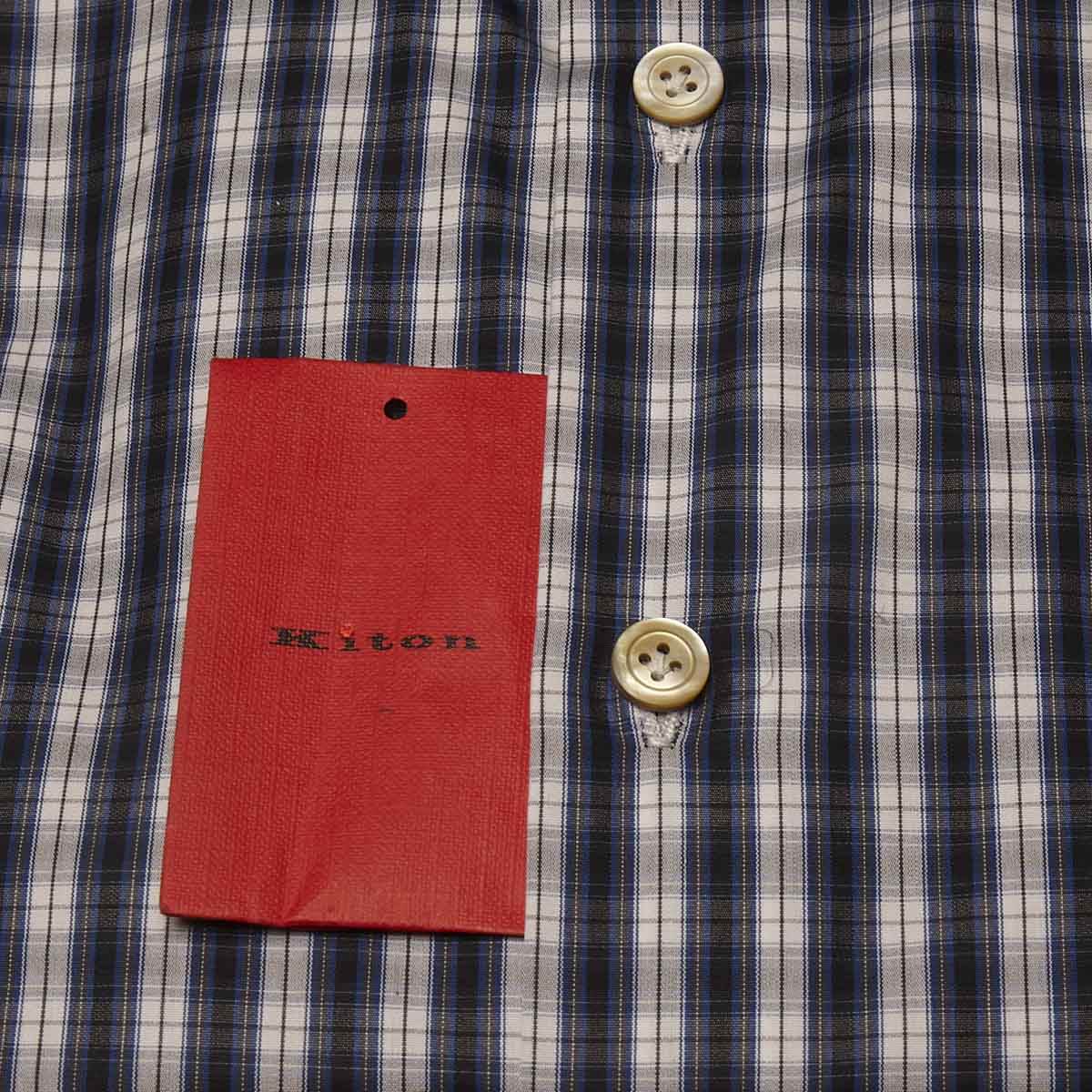 KITON Multicolor Cotton Shirt