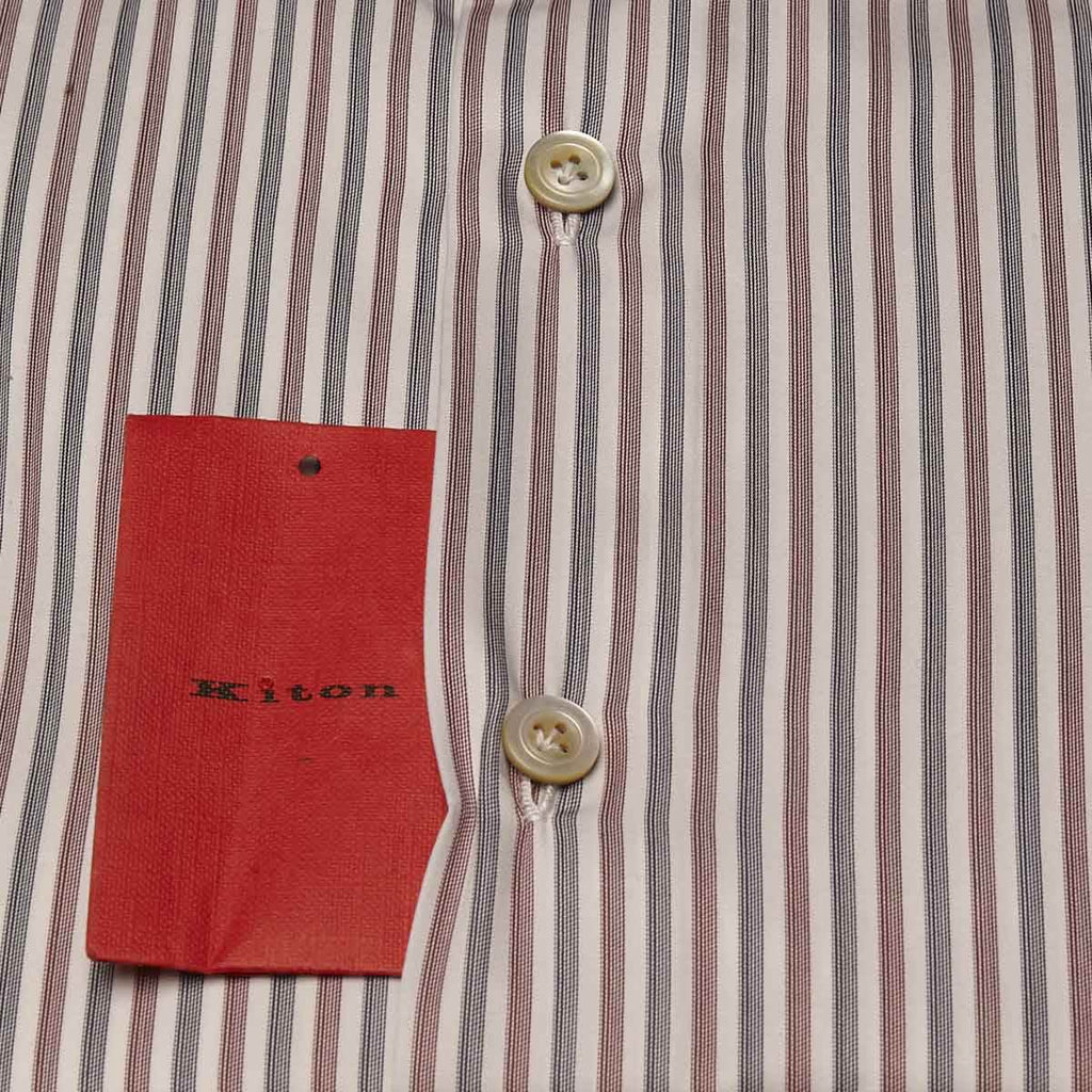 KITON Multicolor Cotton Shirt
