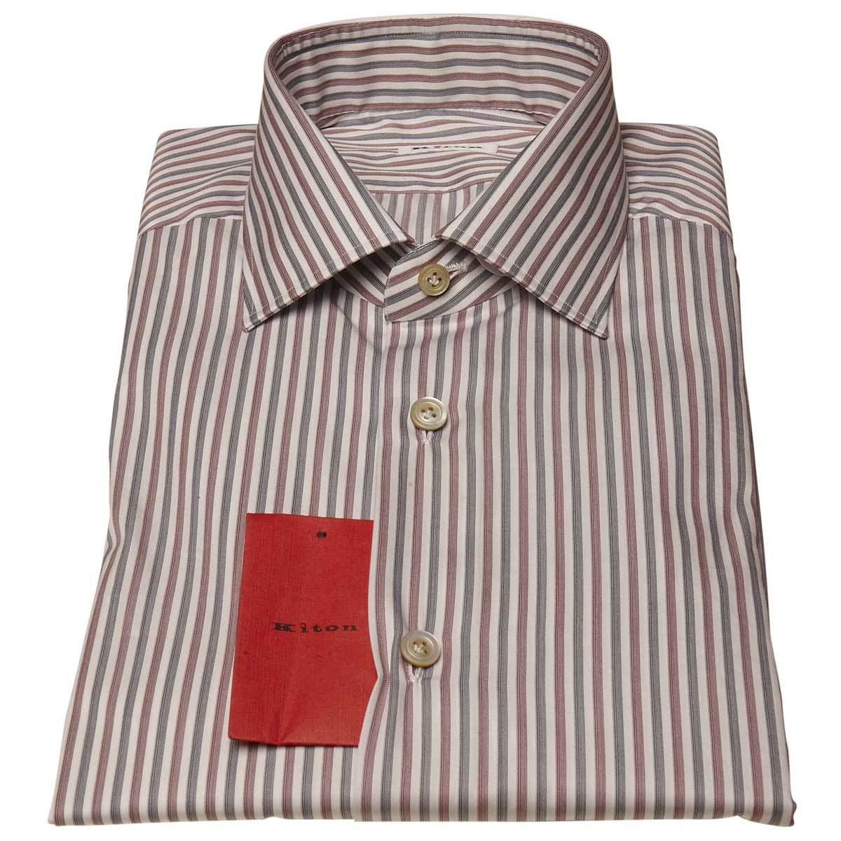 KITON Multicolor Cotton Shirt