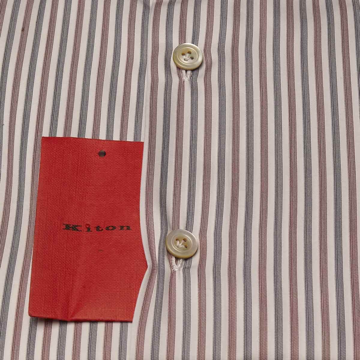 KITON Multicolor Cotton Shirt