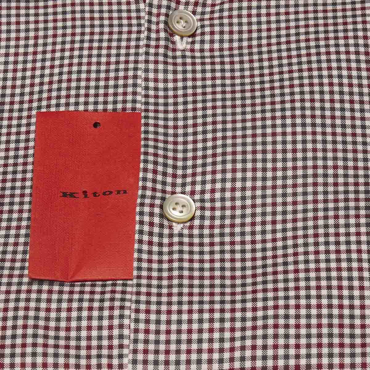 KITON Multicolor Cotton Shirt