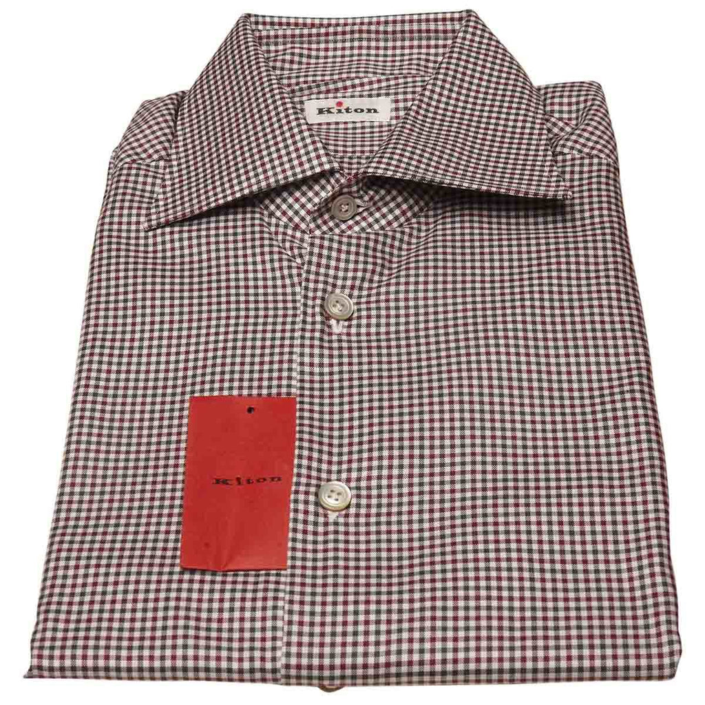 KITON Multicolor Cotton Shirt