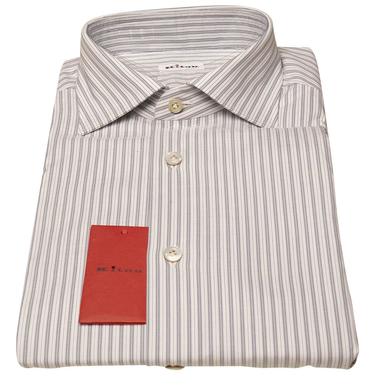 KITON Multicolor Cotton Shirt
