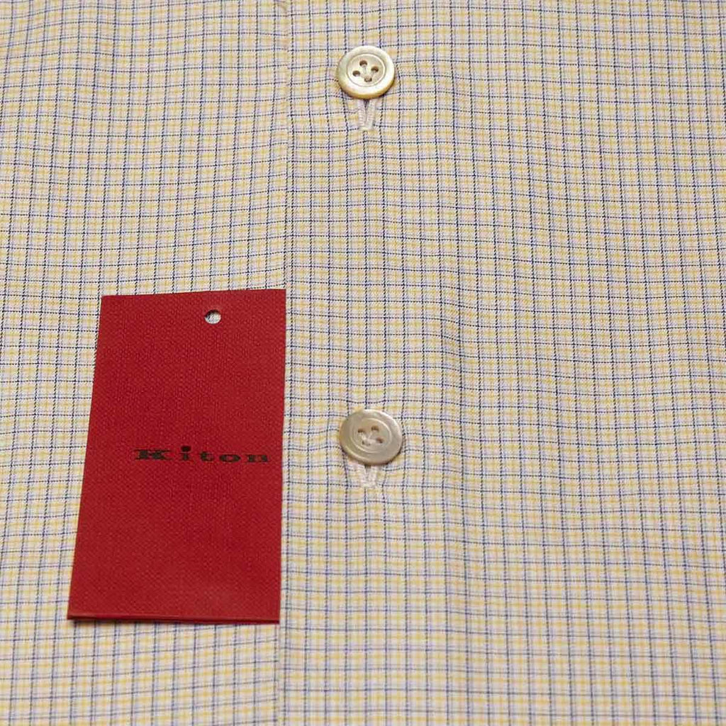 KITON Multicolor Cotton Shirt