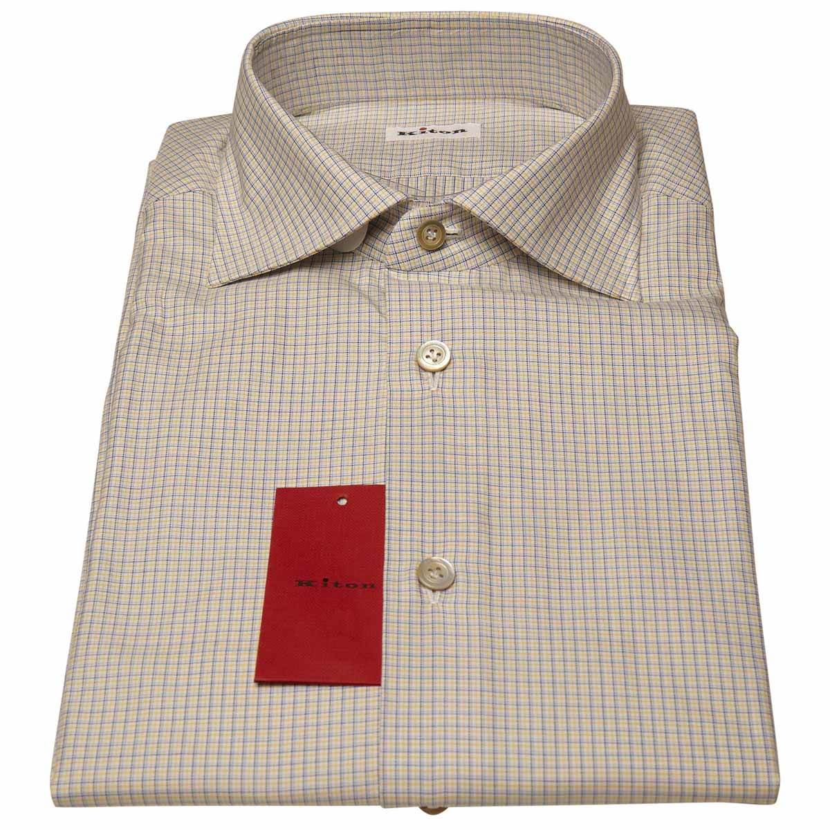KITON Multicolor Cotton Shirt