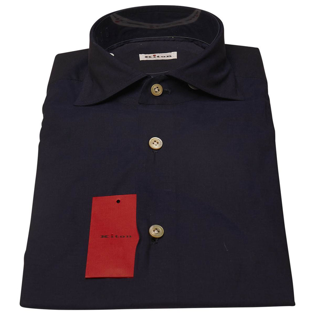 Kiton KITON Blue Cotton Shirt Blue 000