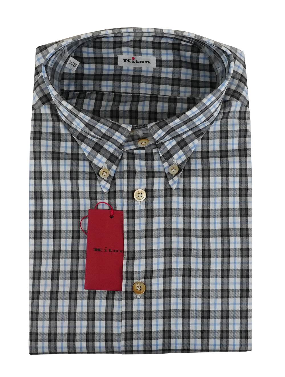 Kiton Kiton Multicolor Cotton Shirt Multicolor 000