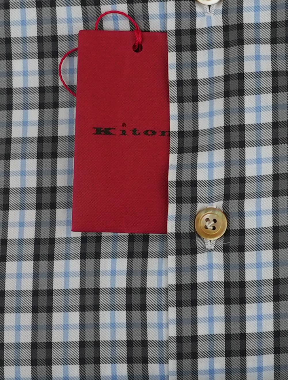 Kiton Kiton Multicolor Cotton Shirt Multicolor 001