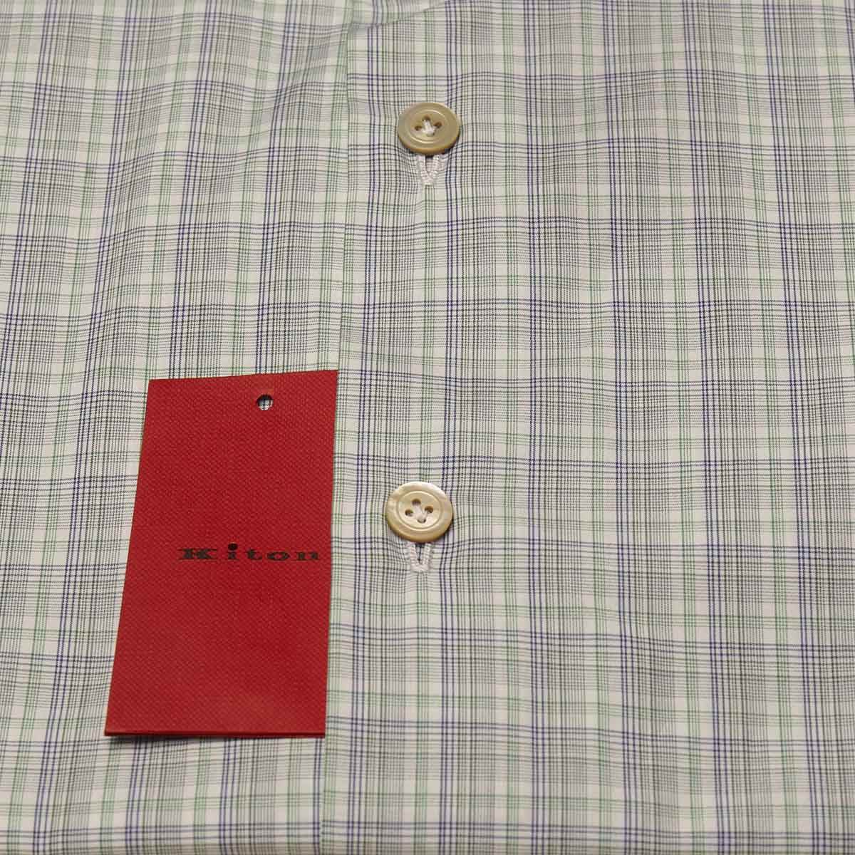 KITON Multicolor Cotton Shirt