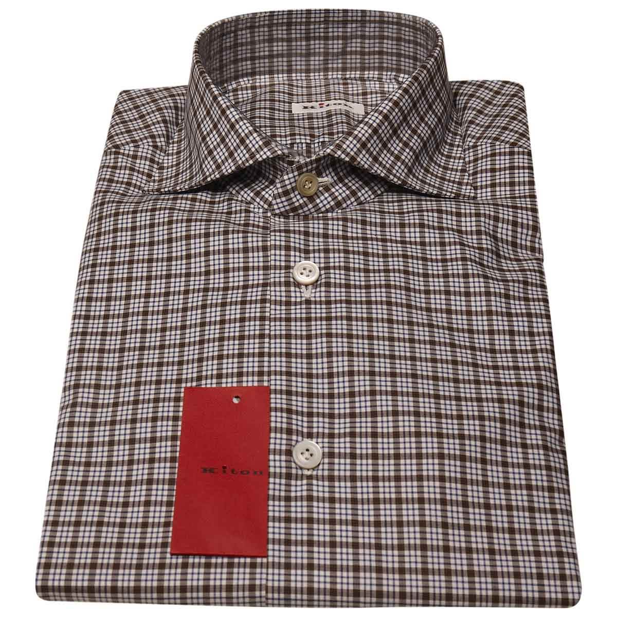 KITON Multicolor Cotton Shirt