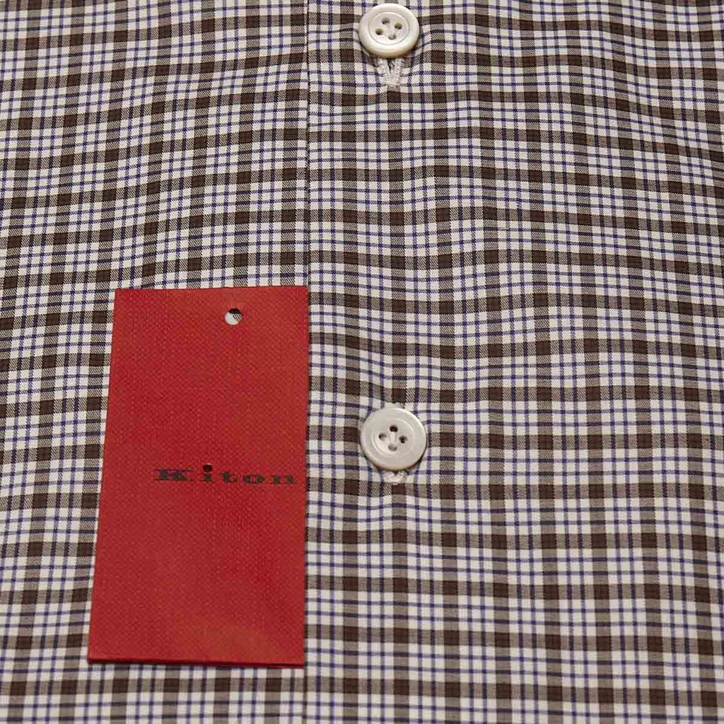KITON Multicolor Cotton Shirt