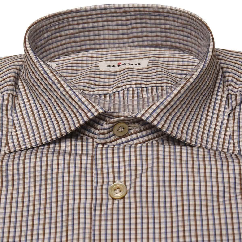 KITON Multicolor Cotton Shirt