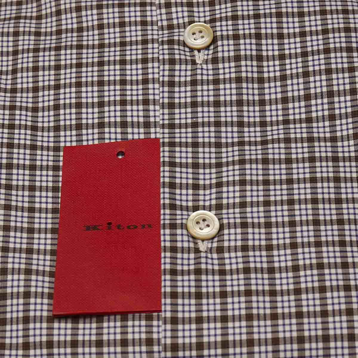 KITON Multicolor Cotton Shirt