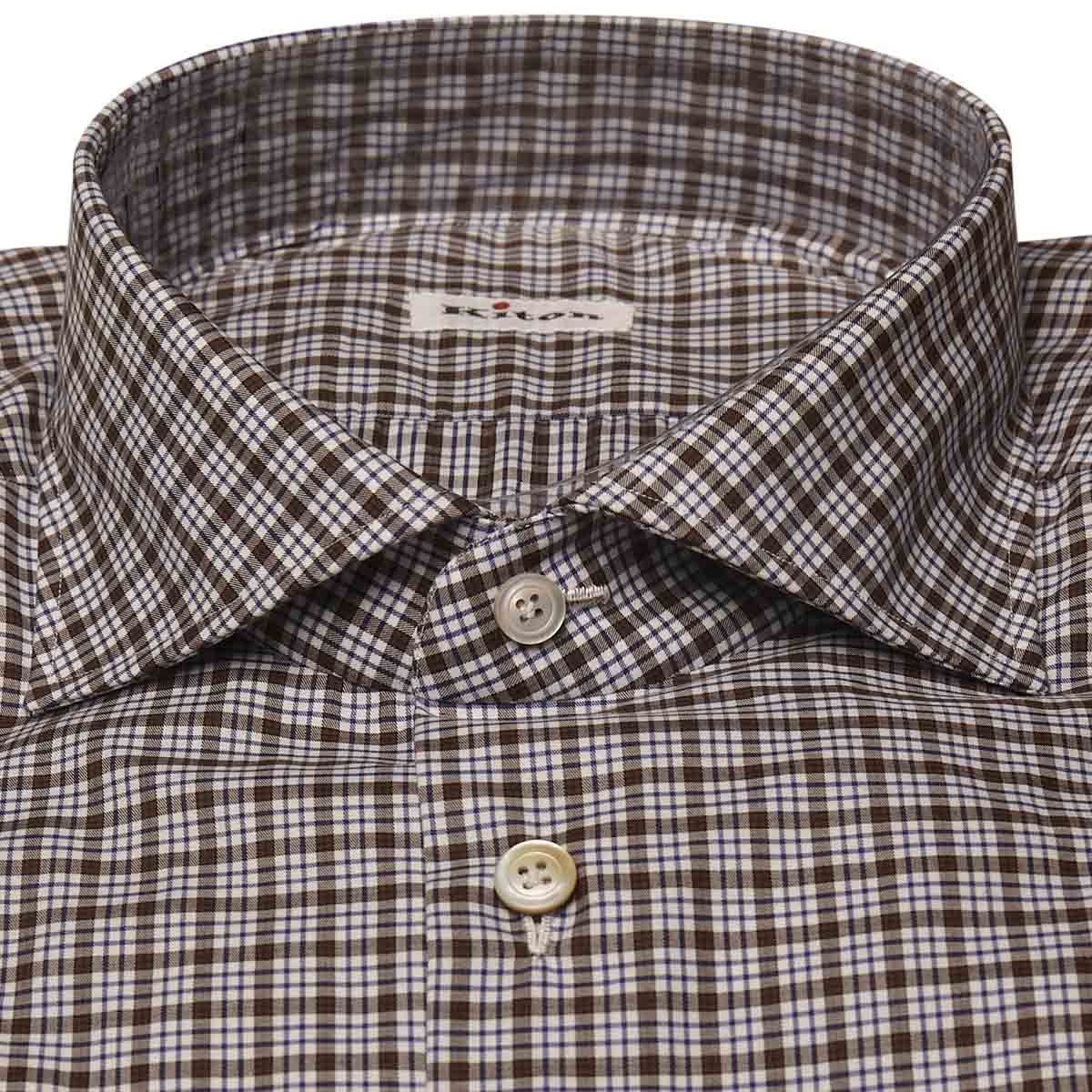 KITON Multicolor Cotton Shirt